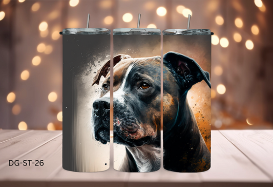 20oz Tumbler - Staffy - DG-ST-26