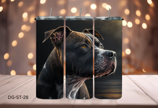 20oz Tumbler - Staffy - DG-ST-28