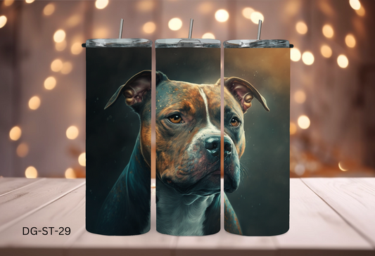 20oz Tumbler - Staffy - DG-ST-29