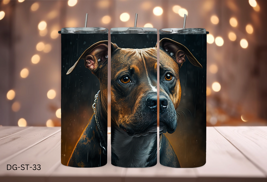 20oz Tumbler - Staffy -  DG-ST-33