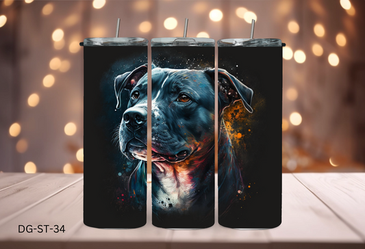 20oz Tumbler - Staffy - DG-ST-34