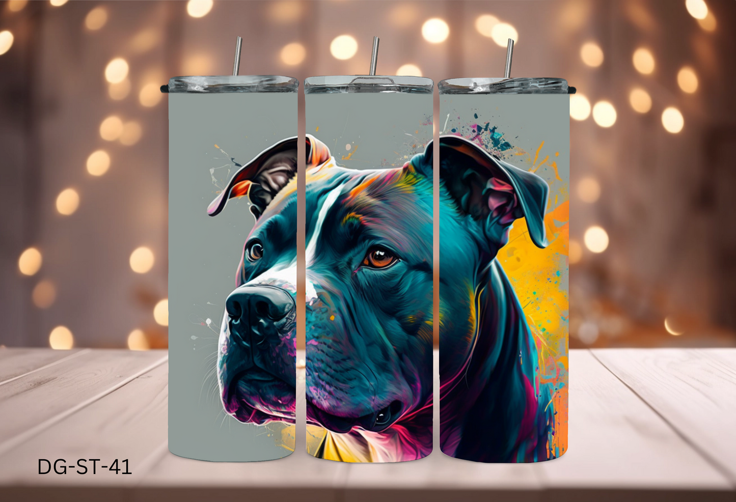 20oz Tumbler - Staffy - DG-ST-41