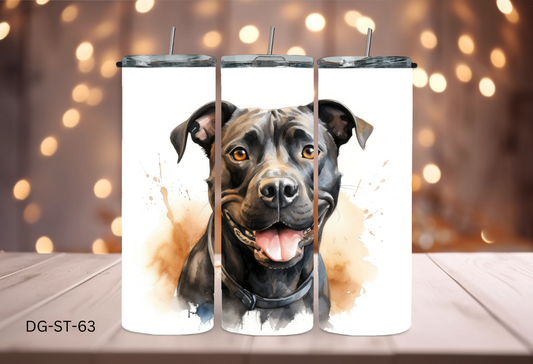 20oz (590mls) Tumbler - DOGS - Staffy - DG-ST-63