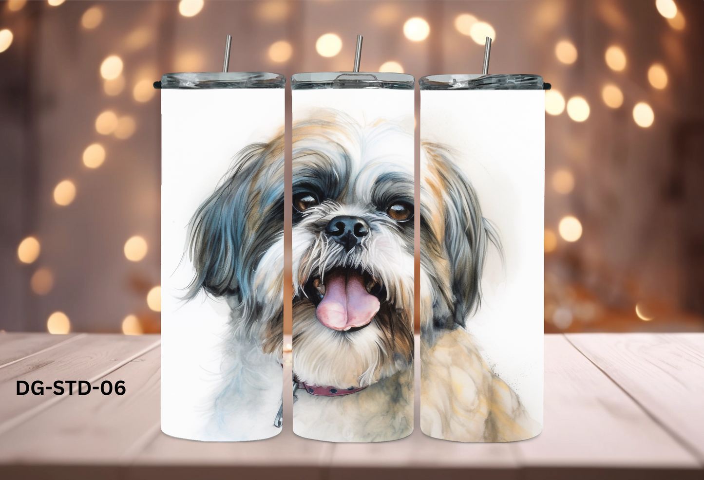 20oz (590mls) Tumbler - Shih Tzu - STD-06