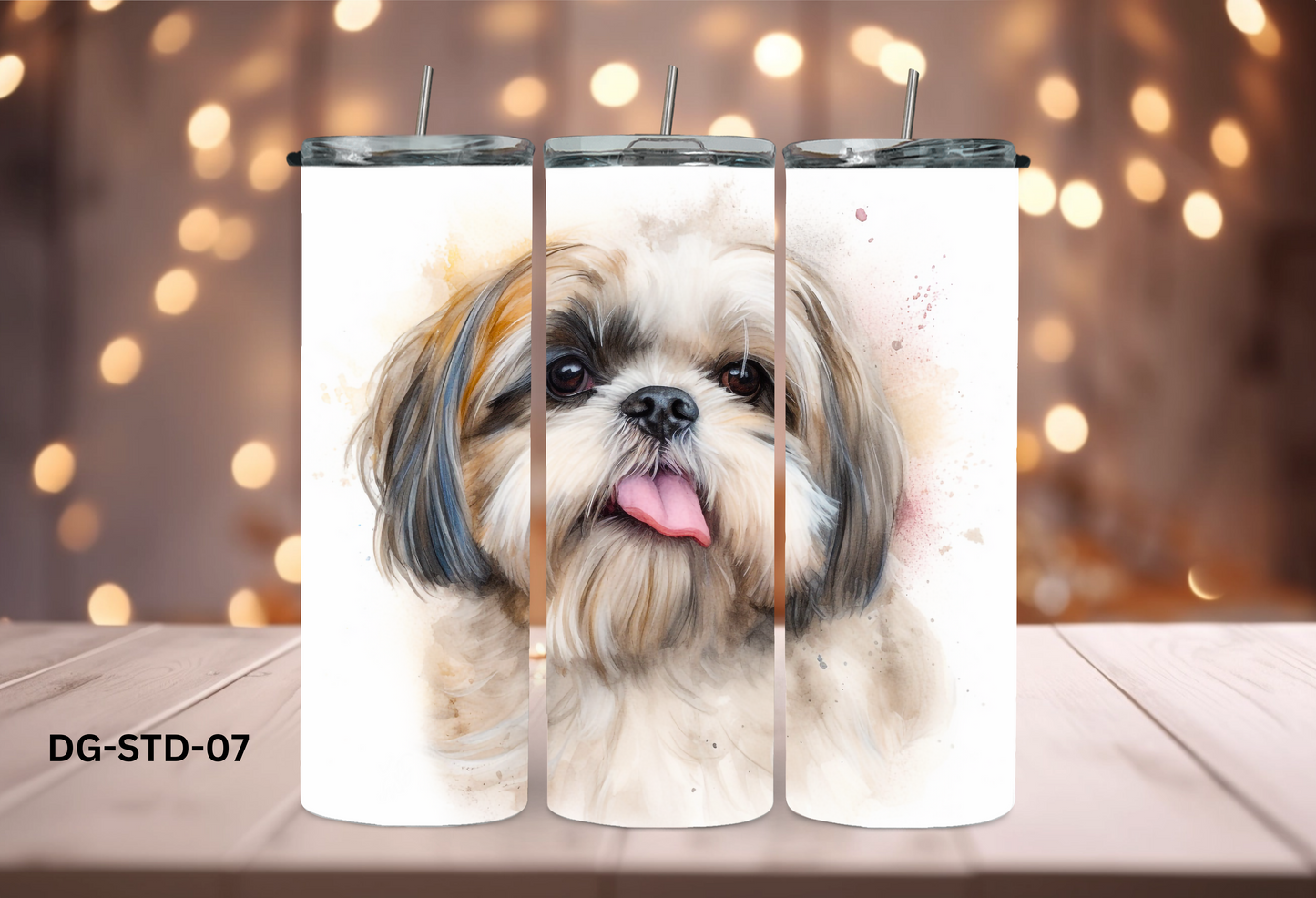 20oz (590mls) Tumbler - Shih Tzu - STD-07