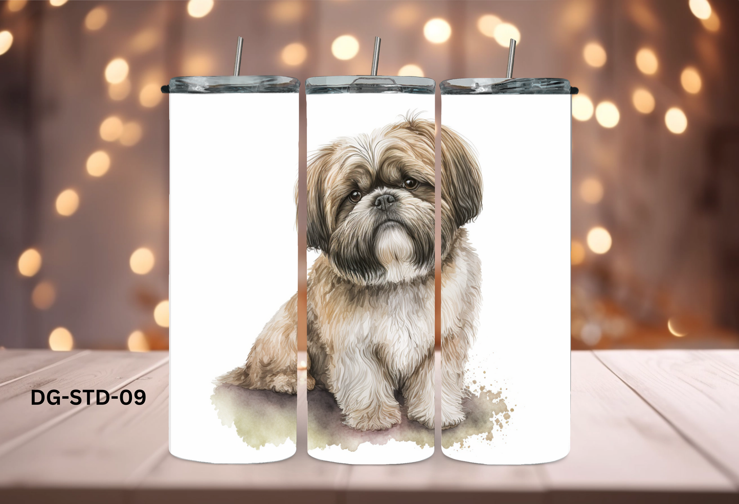 20oz (590mls) Tumbler - Shih Tzu - STD-09