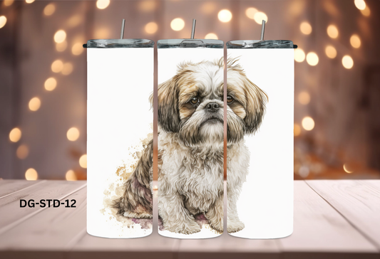 20oz (590mls) Tumbler - Shih Tzu - STD-12