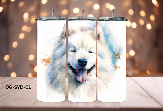 20oz (590mls) Tumbler - Samoyed - DG-SYD-01