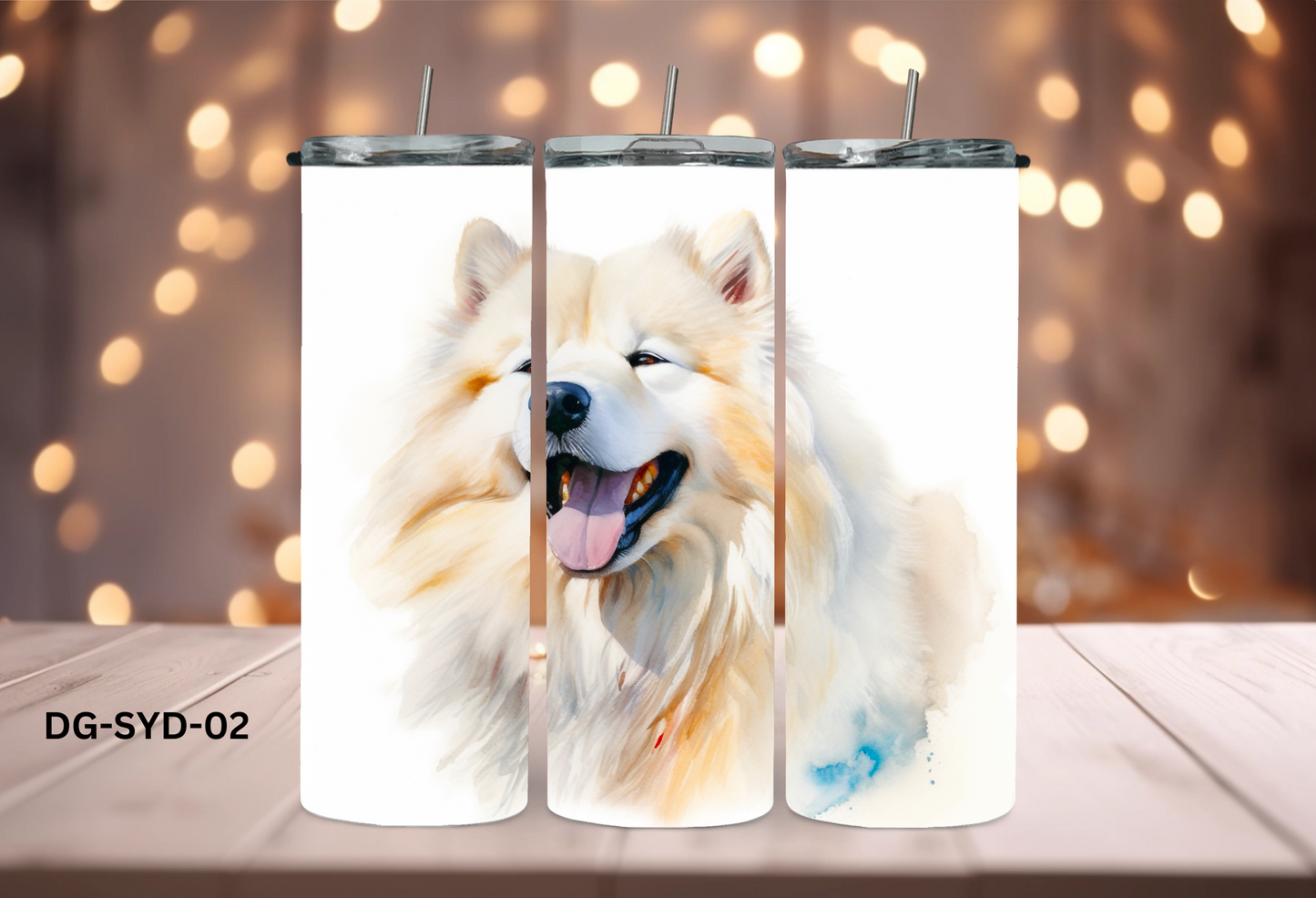 20oz (590mls) Tumbler - Samoyed - DG-SYD-02