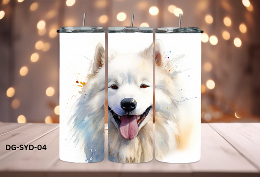 20oz (590mls) Tumbler - Samoyed - DG-SYD-04