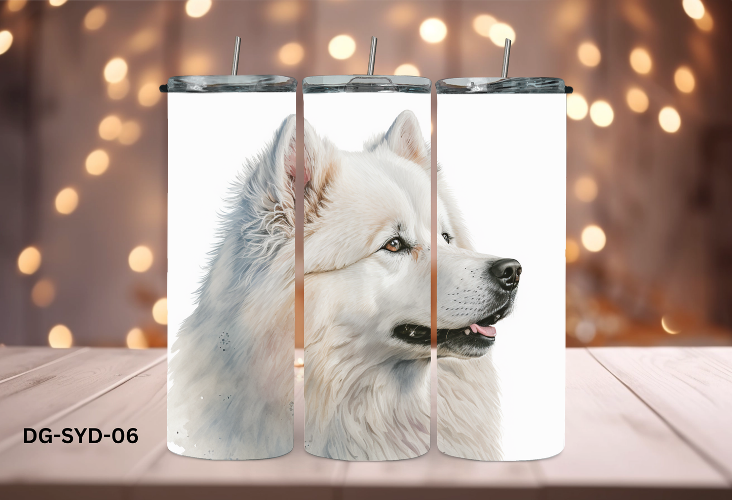 20oz (590mls) Tumbler - Samoyed - DG-SYD-06