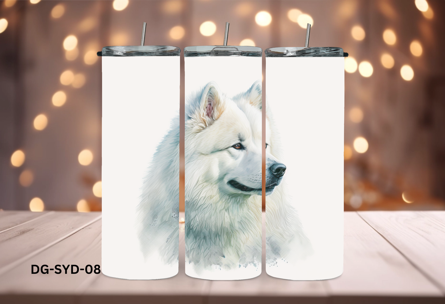 20oz (590mls) Tumbler - Samoyed - DG-SYD-08