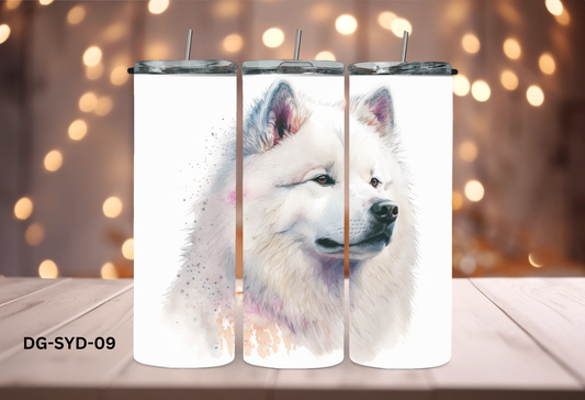 20oz (590mls) Tumbler - Samoyed - DG-SYD-09