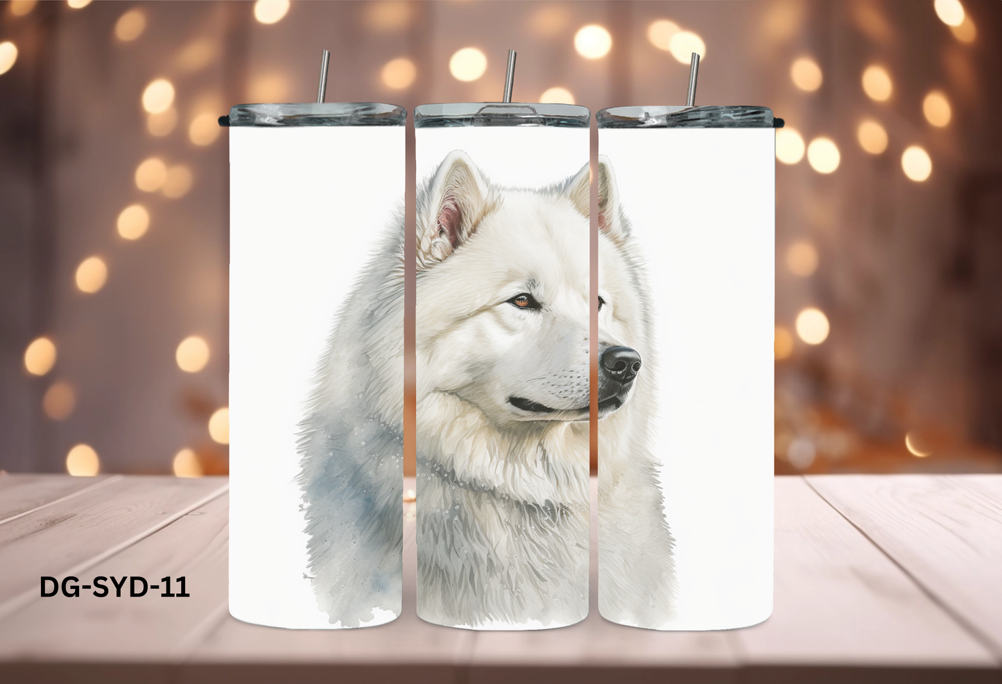 20oz (590mls) Tumbler - Samoyed - DG-SYD-11