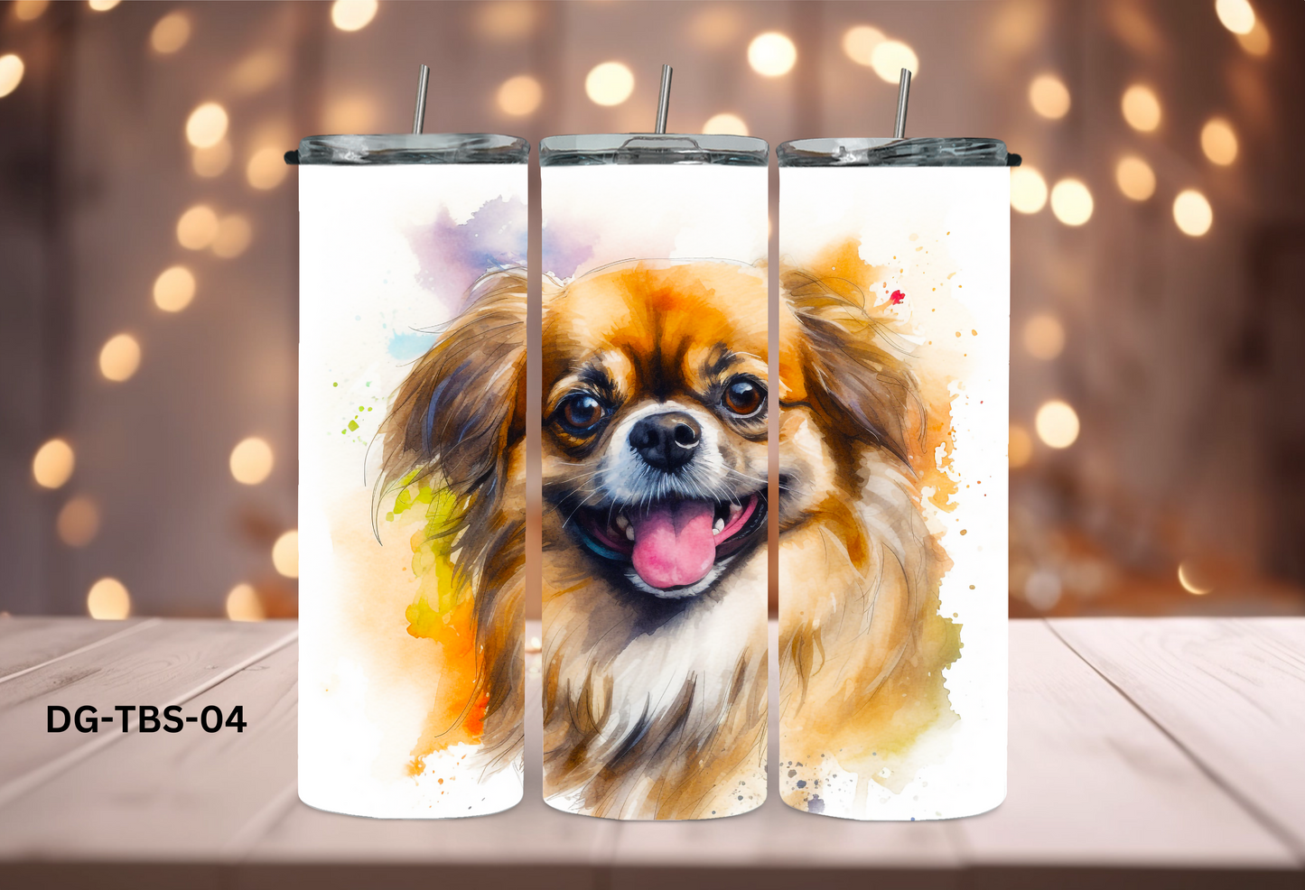 20oz (590mls) Tumbler - Tibetan Spaniel - DG-TBS-04