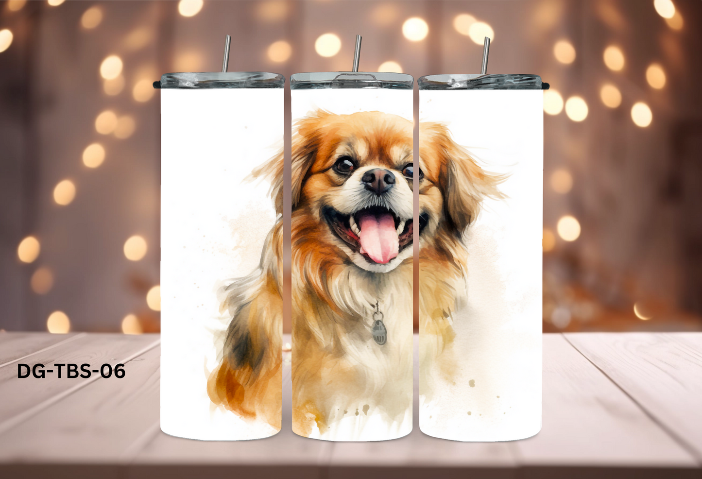 20oz (590mls) Tumbler - Tibetan Spaniel - DG-TBS-06