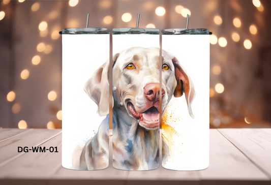 20oz (590mls) Tumbler - Weimaraner - DG-WM-01