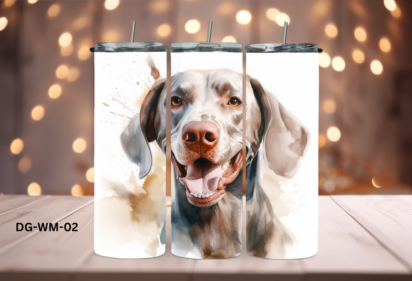 20oz (590mls) Tumbler - Weimaraner - DG-WM-02