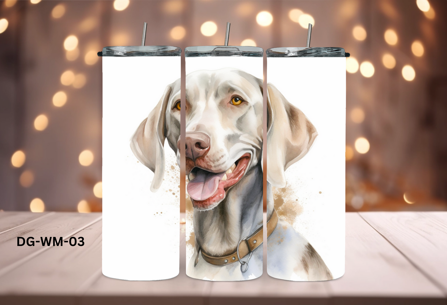 20oz (590mls) Tumbler - Weimaraner - DG-WM-03