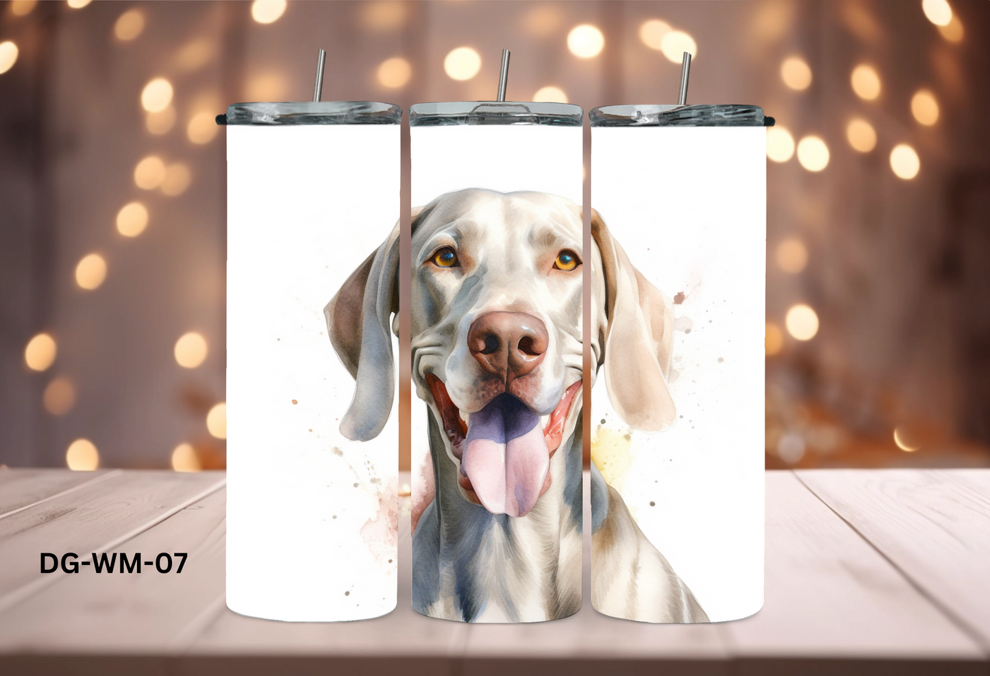 20oz (590mls) Tumbler - Weimaraner - DG-WM-07