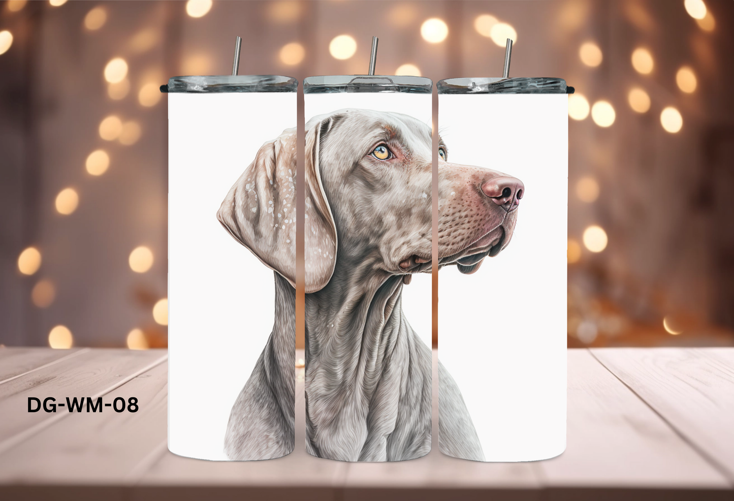 20oz (590mls) Tumbler - Weimaraner - DG-WM-08