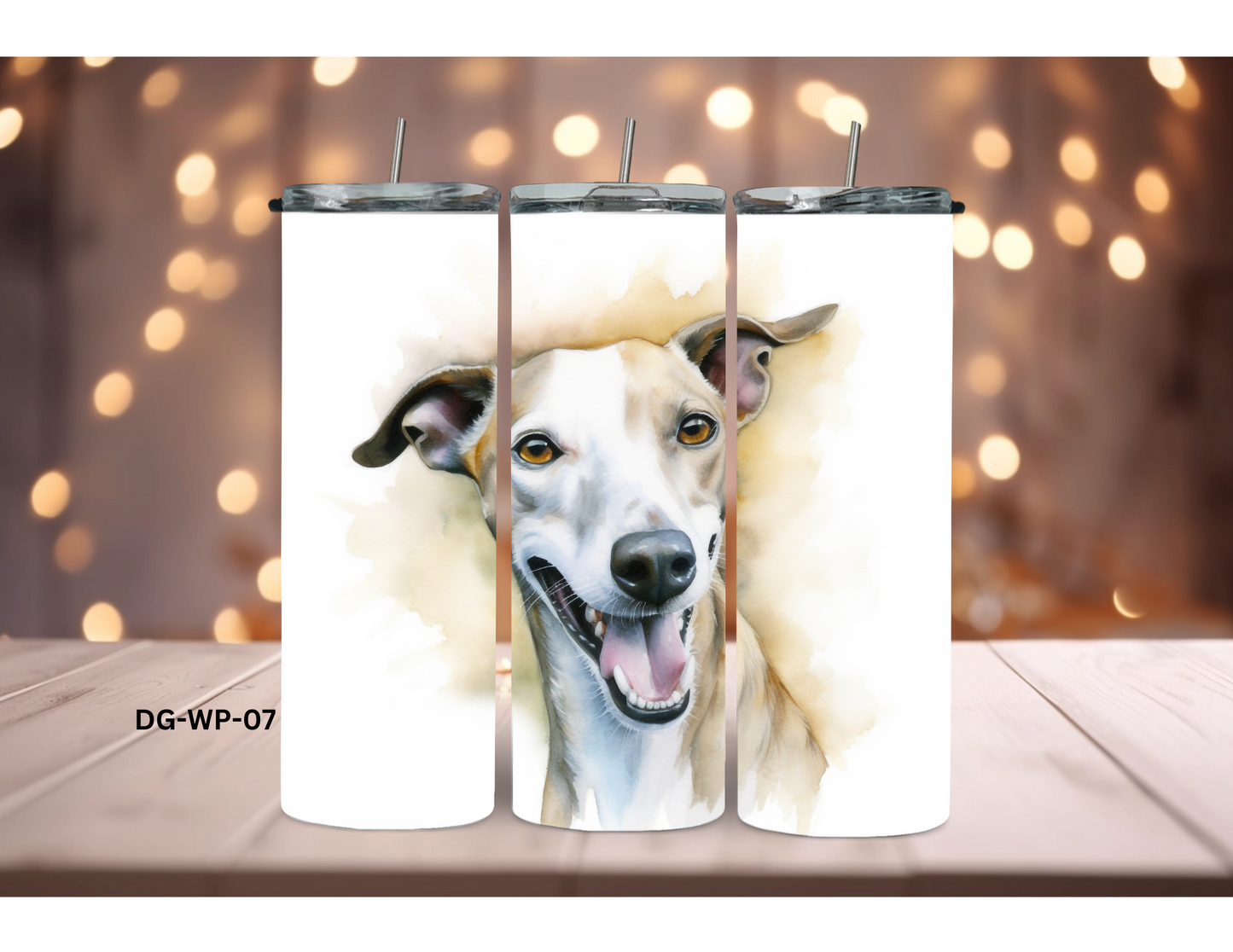 20oz (590mls) Tumbler - Whippet - DG-WP-07