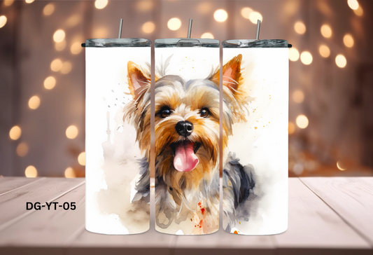 20oz (590mls) Tumbler - Yorkshire Terrier - DG-YT-05