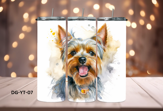 20oz (590mls) Tumbler - Yorkshire Terrier - DG-YT-07