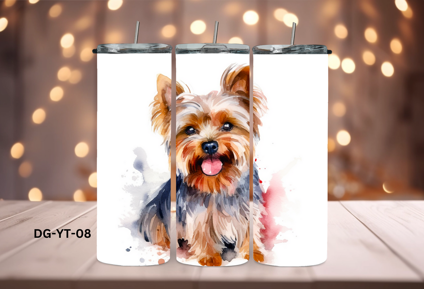 20oz (590mls) Tumbler - Yorkshire Terrier - DG-YT-08