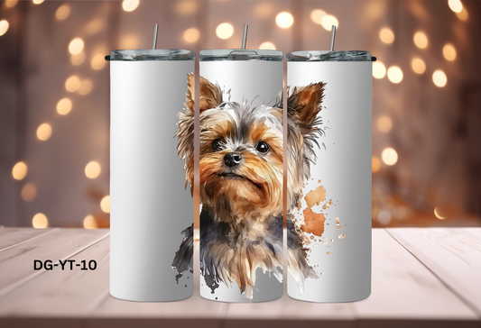 20oz (590mls) Tumbler - Yorkshire Terrier - DG-YT-10