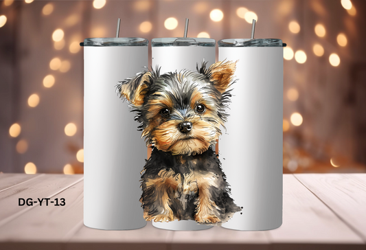 20oz (590mls) Tumbler - Yorkshire Terrier - DG-YT-13