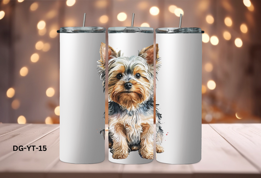 20oz (590mls) Tumbler - Yorkshire Terrier - DG-YT-15