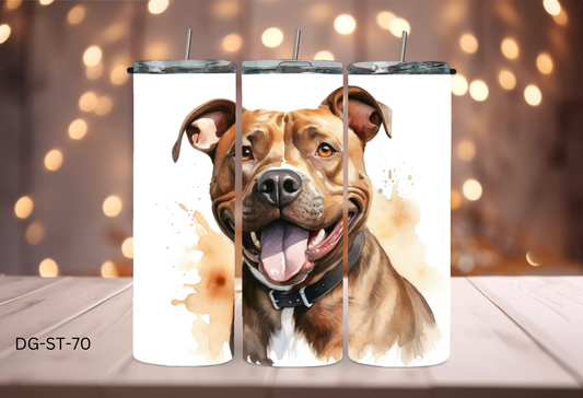 20oz (590mls) Tumbler - DOGS - Staffy - DG-ST-70