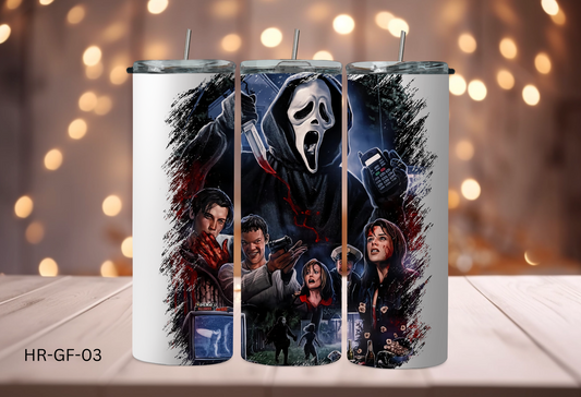 20oz Tumbler - Horror Film - HR-GF-03