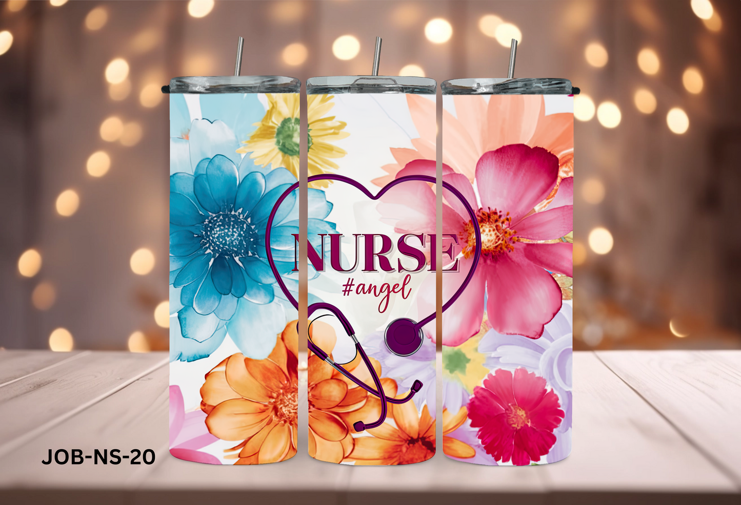 20oz (590mls) Tumbler - Nurse - JOB-NS-20