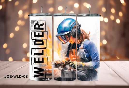 20oz (590mls) Tumbler - Welder - JOB-WLD-03