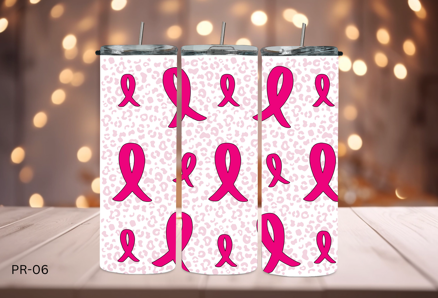 20oz Tumbler - Breast Cancer - PR-06