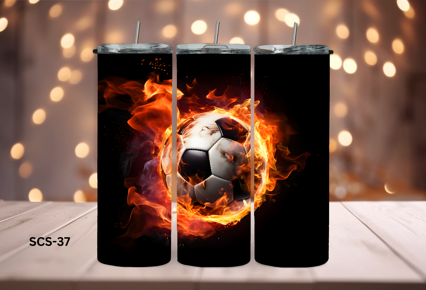 20oz (590mls) Tumbler - Soccer - SCS-37