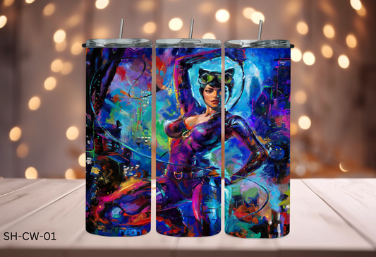 20oz Tumbler - Catwomen  - SH-CW-01