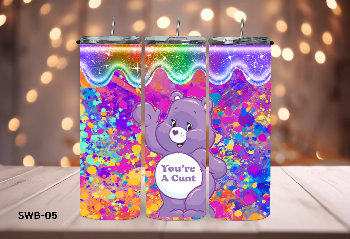 20oz (590mls) Tumbler - ADULT - Swear Bears - SWB-05