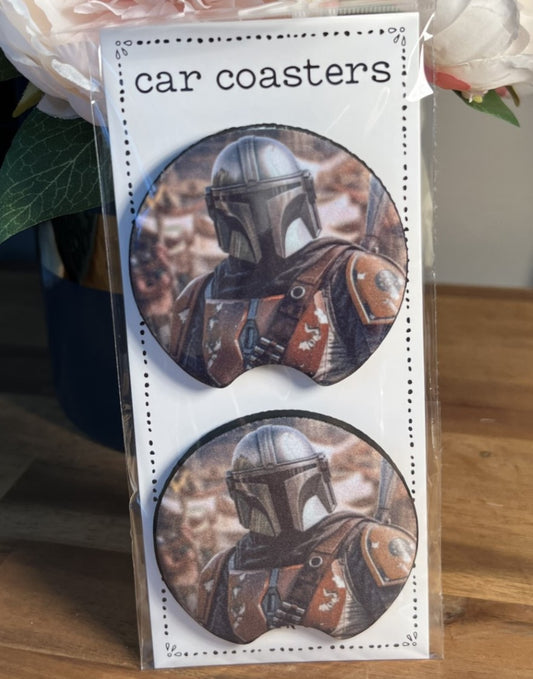 Car Coasters - Mandalorian