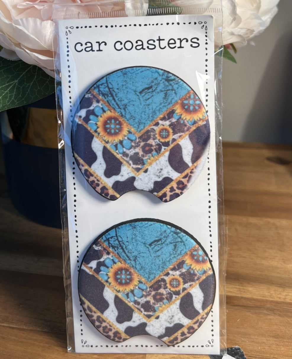 Car Coasters - Western Style