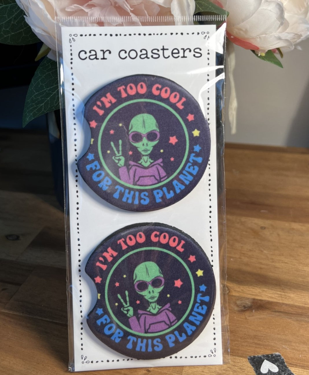 Car Coasters - Alien