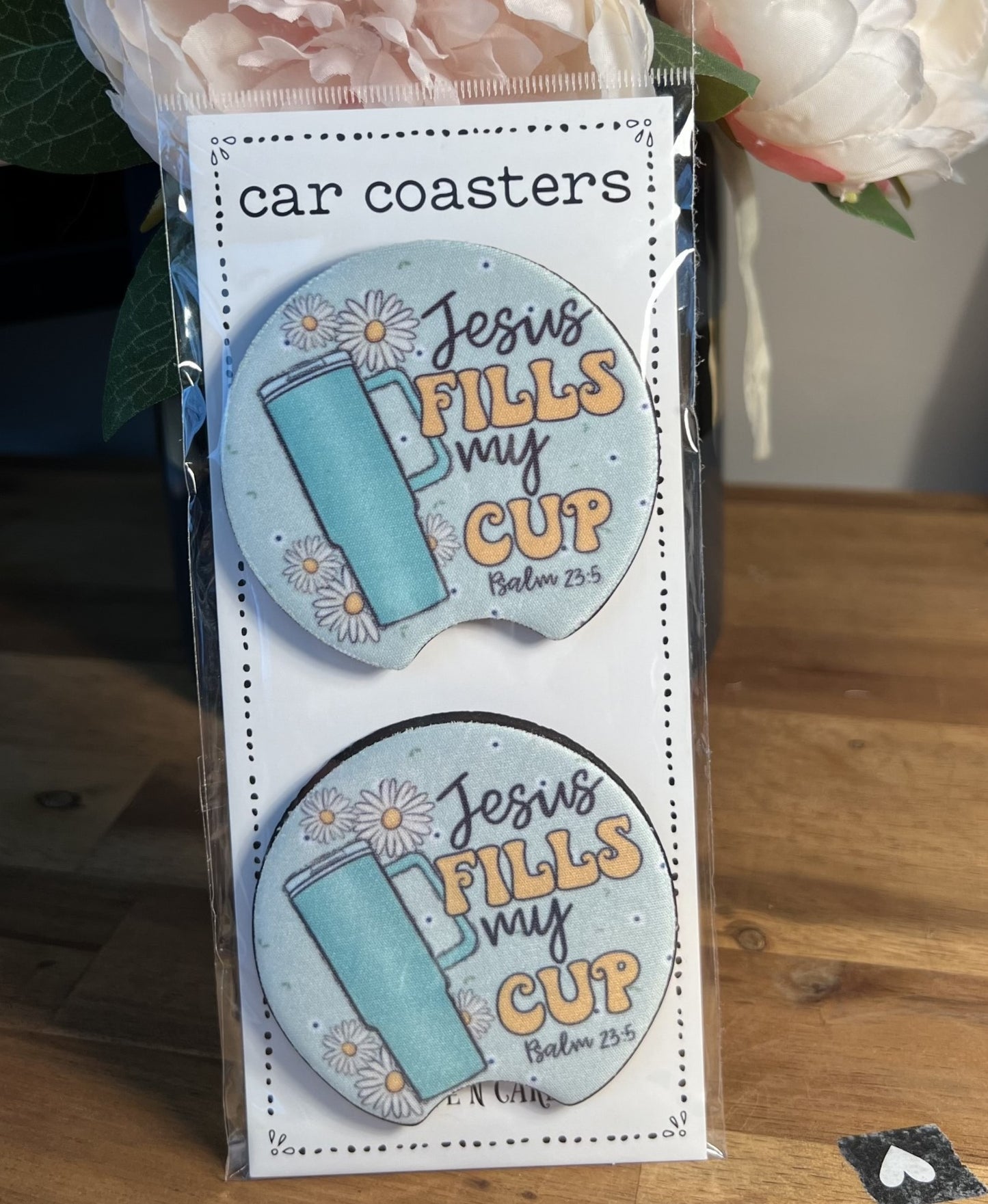 Car Coasters - God - Jesus Fills My Cup