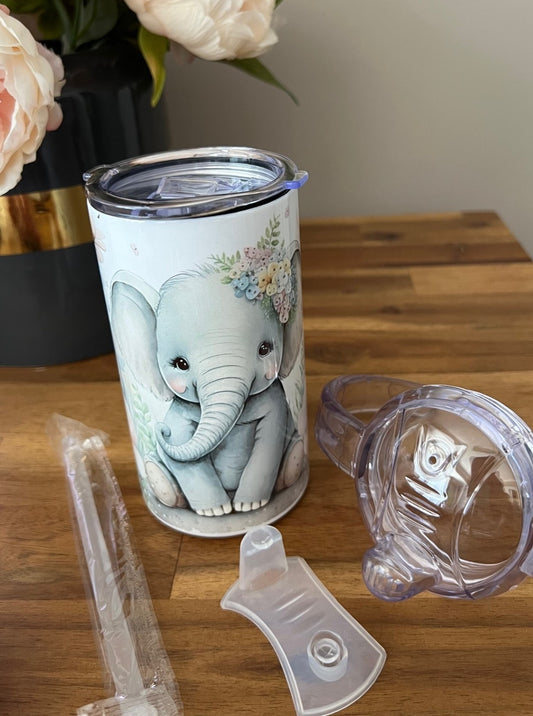 12oz (354mls) Sippy Cups - Elephant - SC-EL-01