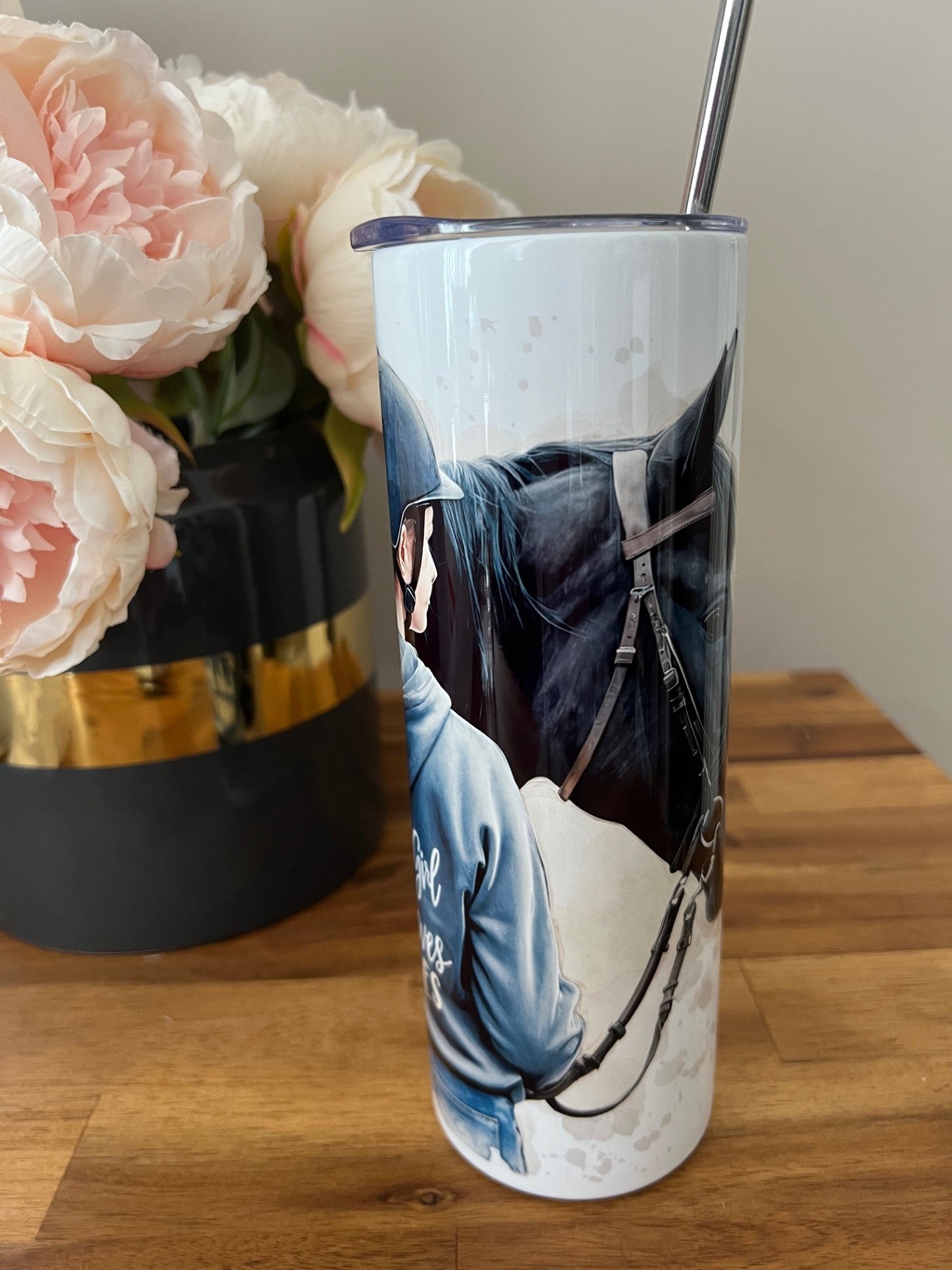 20oz (590mls) Tumbler - HORSES - CG-PC-01