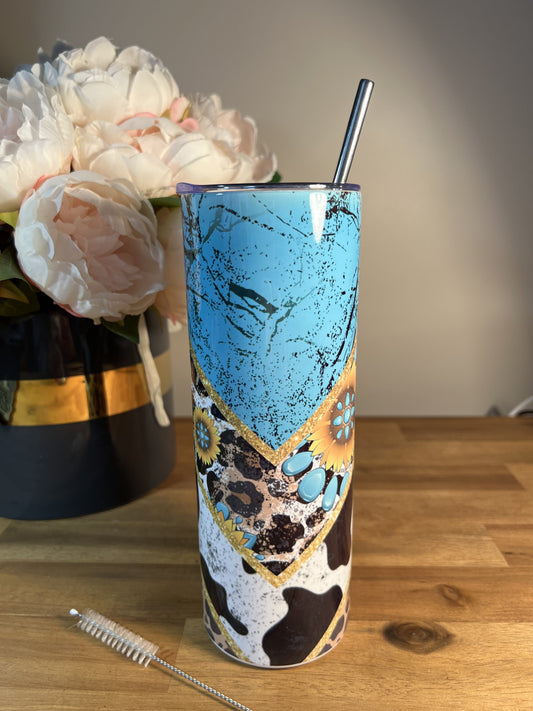 20oz (590mls) Tumbler - COW - COW -WT-02