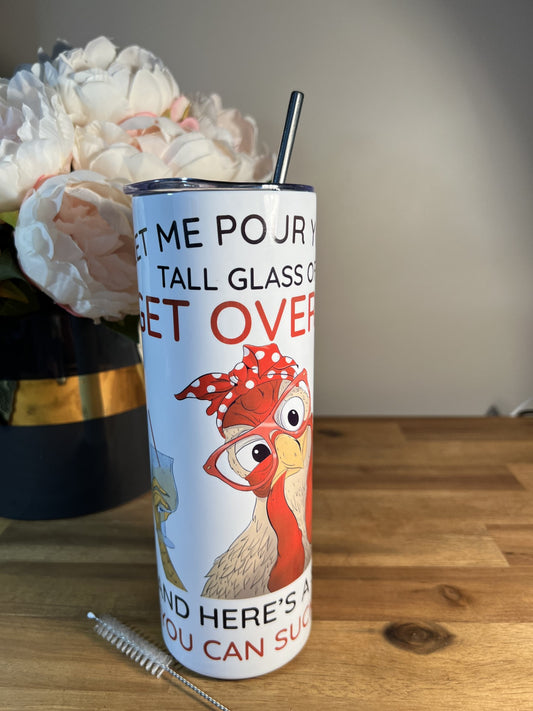 20oz (590mls) Tumbler - Chicken - AD-SS-03